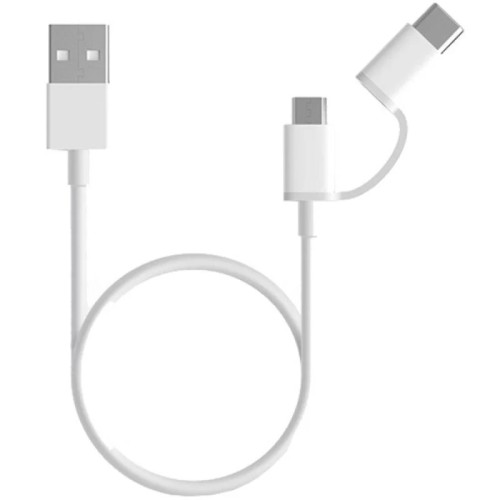 Xiaomi 1M USB 2.0 Cable USB Type-C MicroUSB White