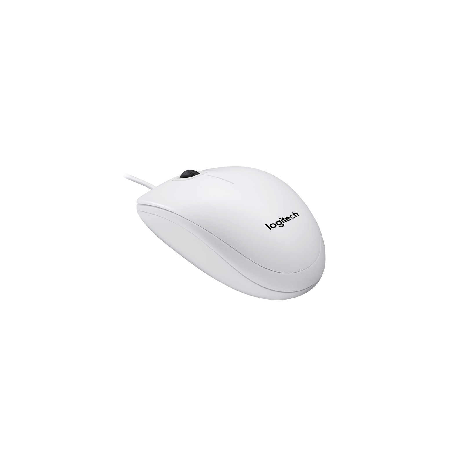 Logitech B100 Wired Optical Mouse White