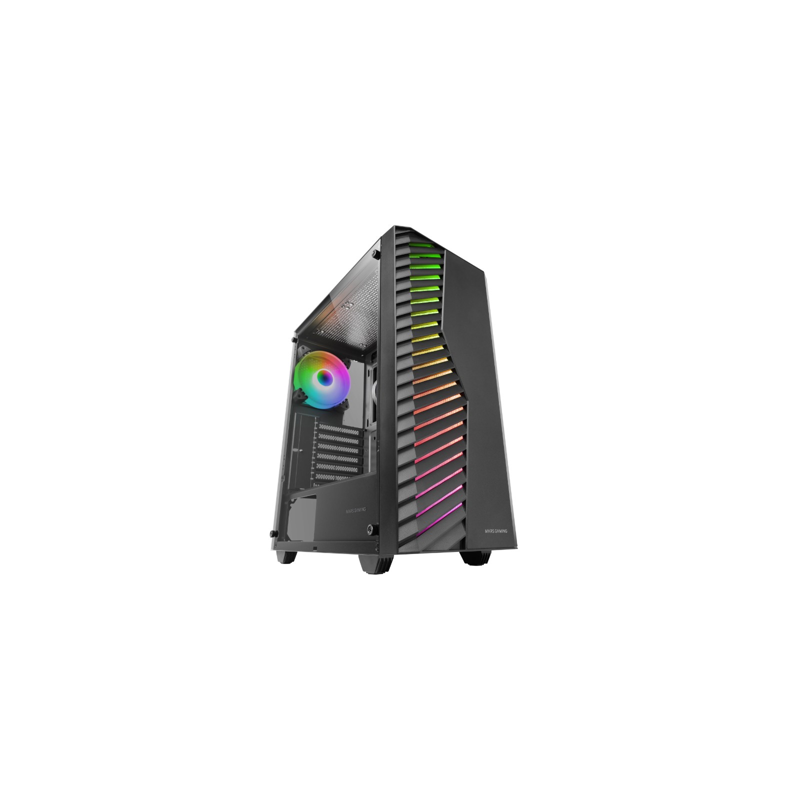 Mars Gaming MC-VOLT ARGB Semi-tower ATX Case Black