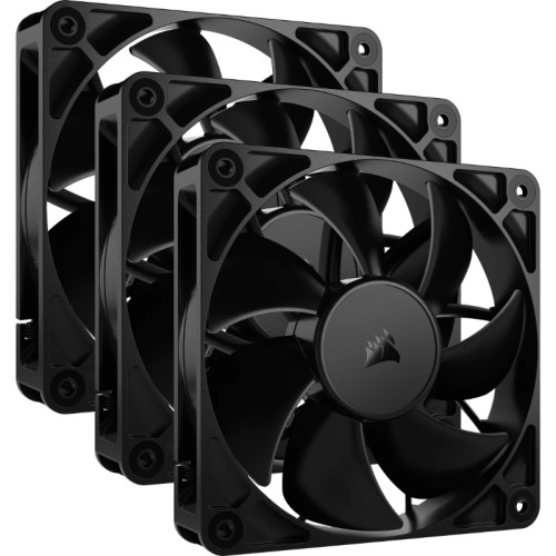 Corsair RS120 120mm Black Fan Triple Pack