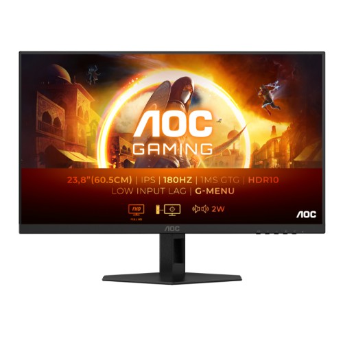 AOC 24G4XE Gaming Monitor 180Hz - Smooth Gameplay Experience