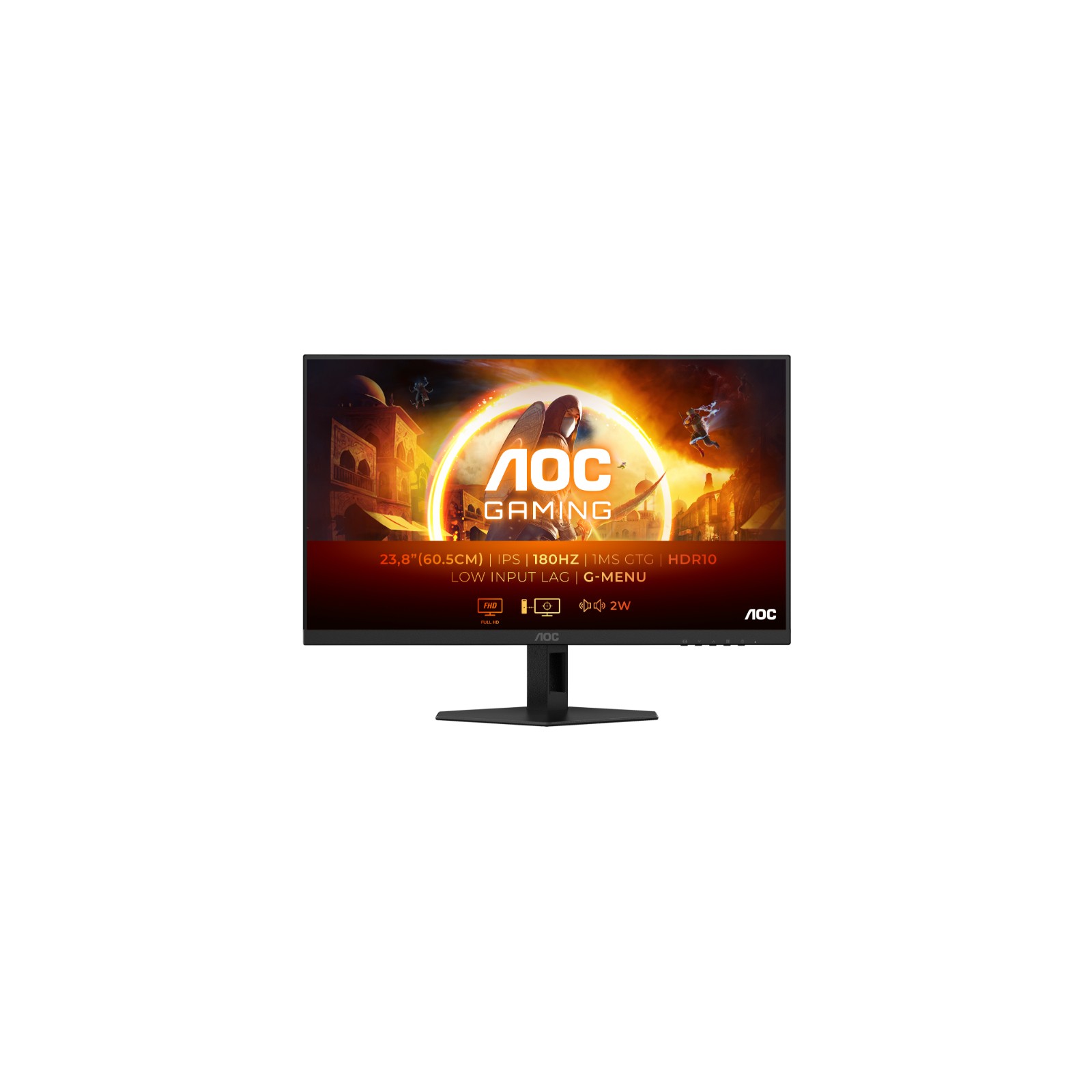 AOC 24G4XE Gaming Monitor 180Hz - Smooth Gameplay Experience