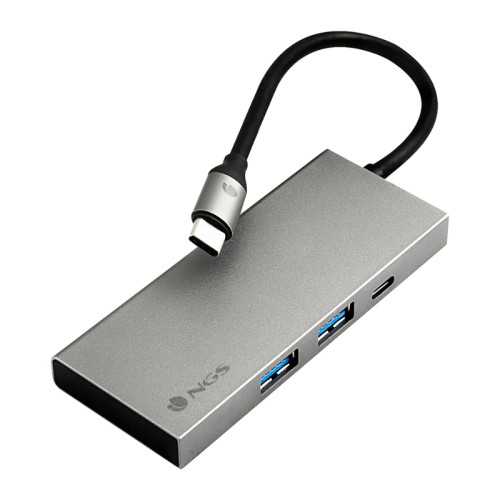 Hub 4 Puertos Usb-c Wonderdock4 Pro Ngs