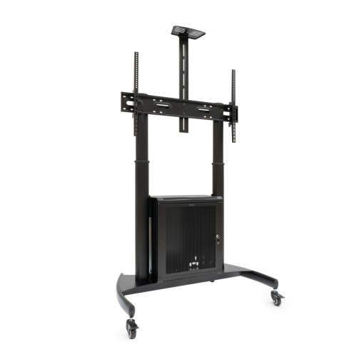 Floor Stand with Wheels and Rack Narnia 60-100 inch