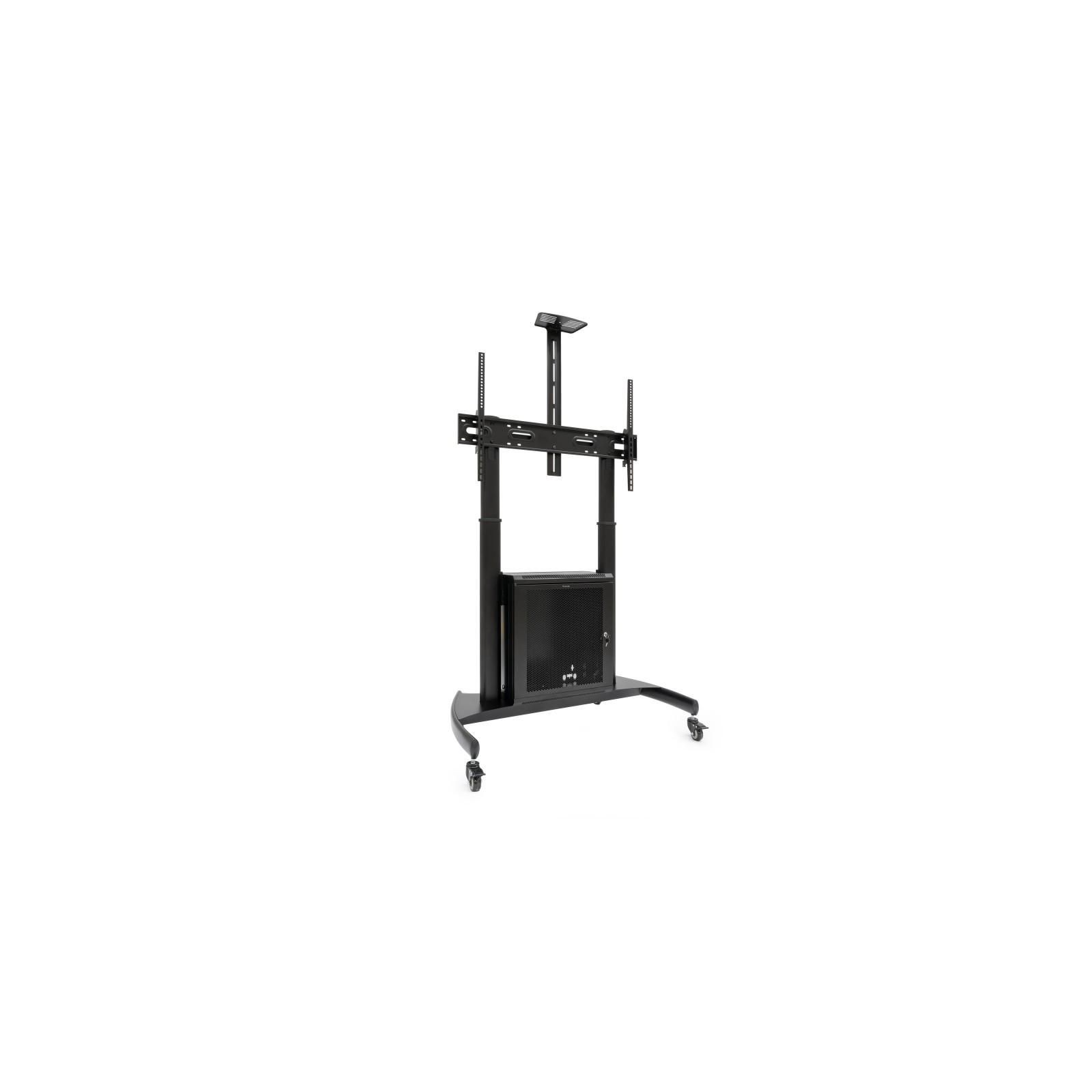 Floor Stand with Wheels and Rack Narnia 60-100 inch