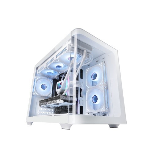 Caja Minitorre Microatx Mc-fusionm Blanco Mars Gaming