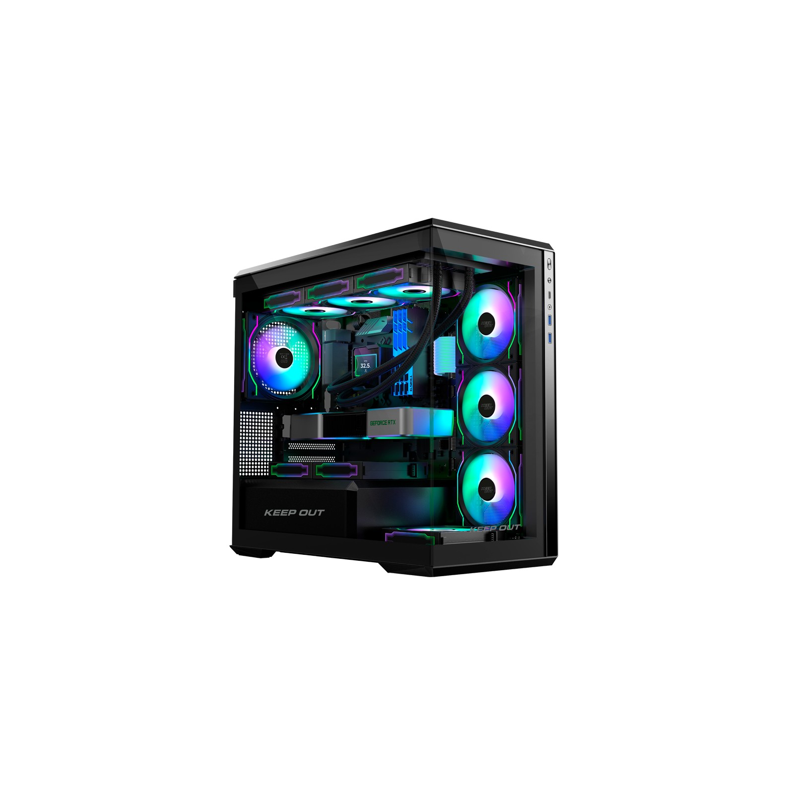 Caja MicroATX XC-905PRO+ ARGB Keepout