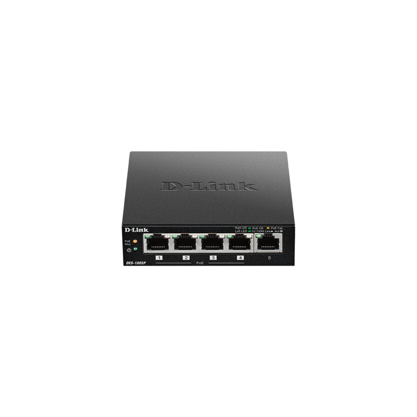 D-Link 5-Port Fast Ethernet Switch with PoE