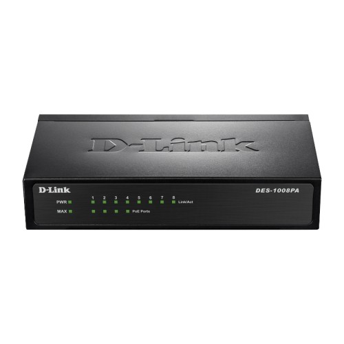 D-link 8-Port Fast Ethernet PoE Switch