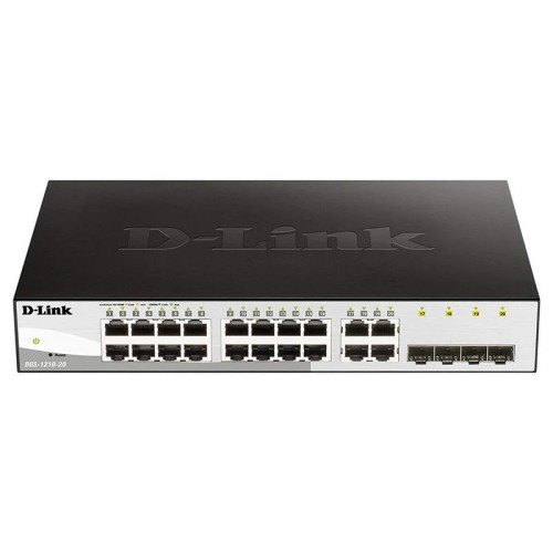 D-Link 20-Port Switch 10/100/1Gbps with 4 Combo 1000BaseT/SFP