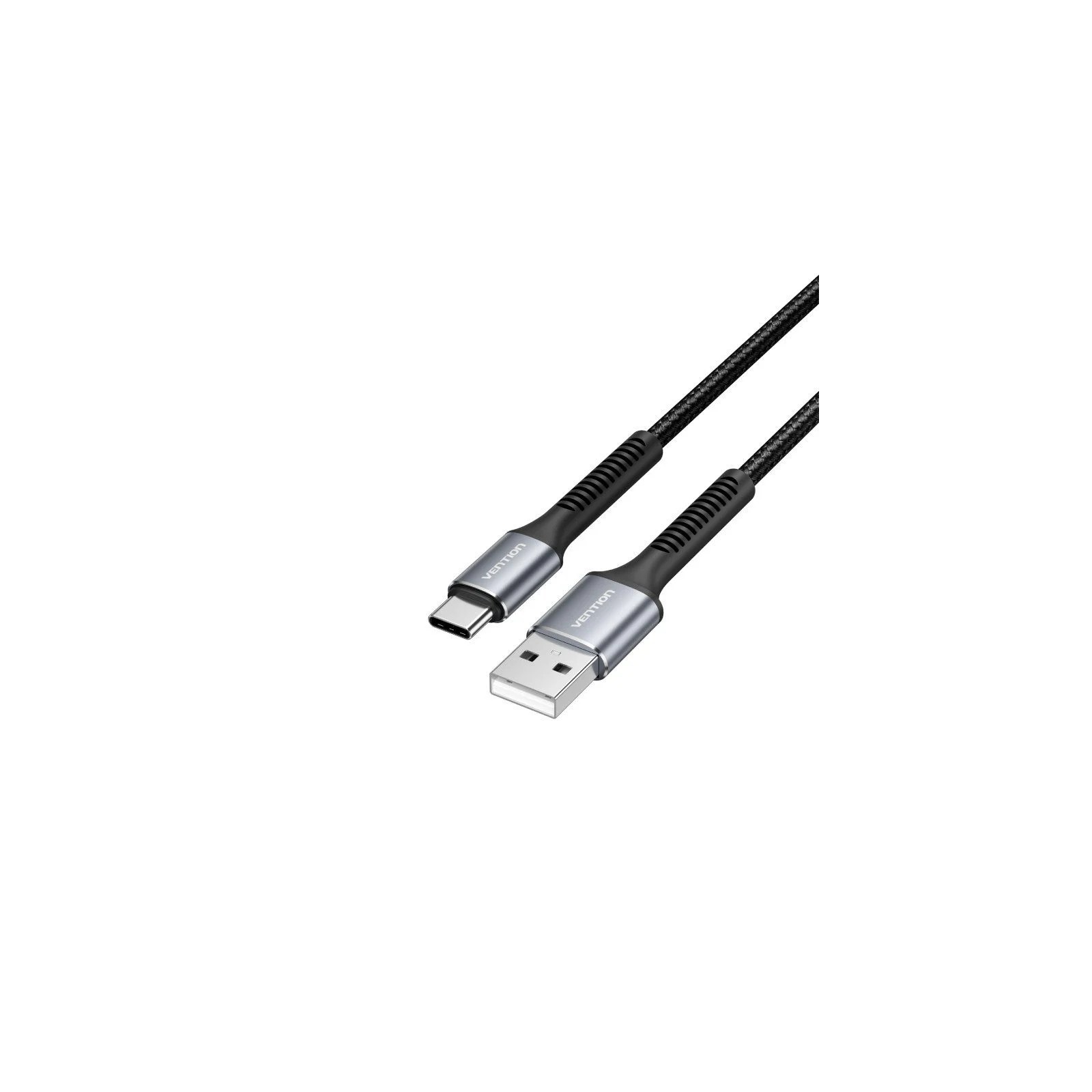 Cable USB-A a USB-C 1 M Negro/Gris Vention