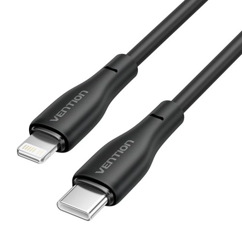 1m USB-C to Lightning Cable Black Vention