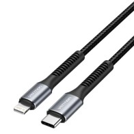 Vention 1m USB-C to Lightning Braided Cable Black