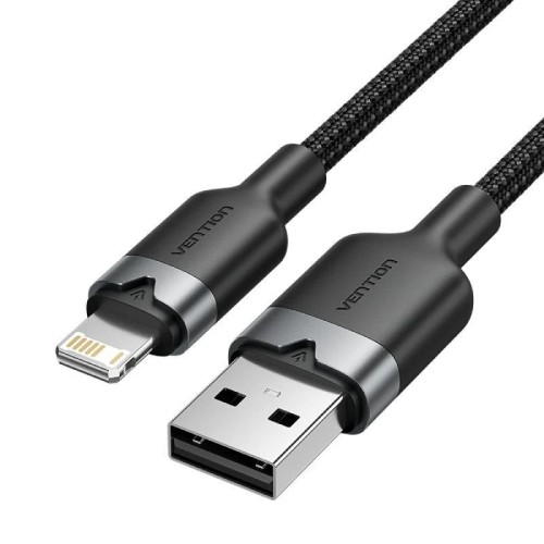 Vention USB A to Lightning Braided Cable 2M Black