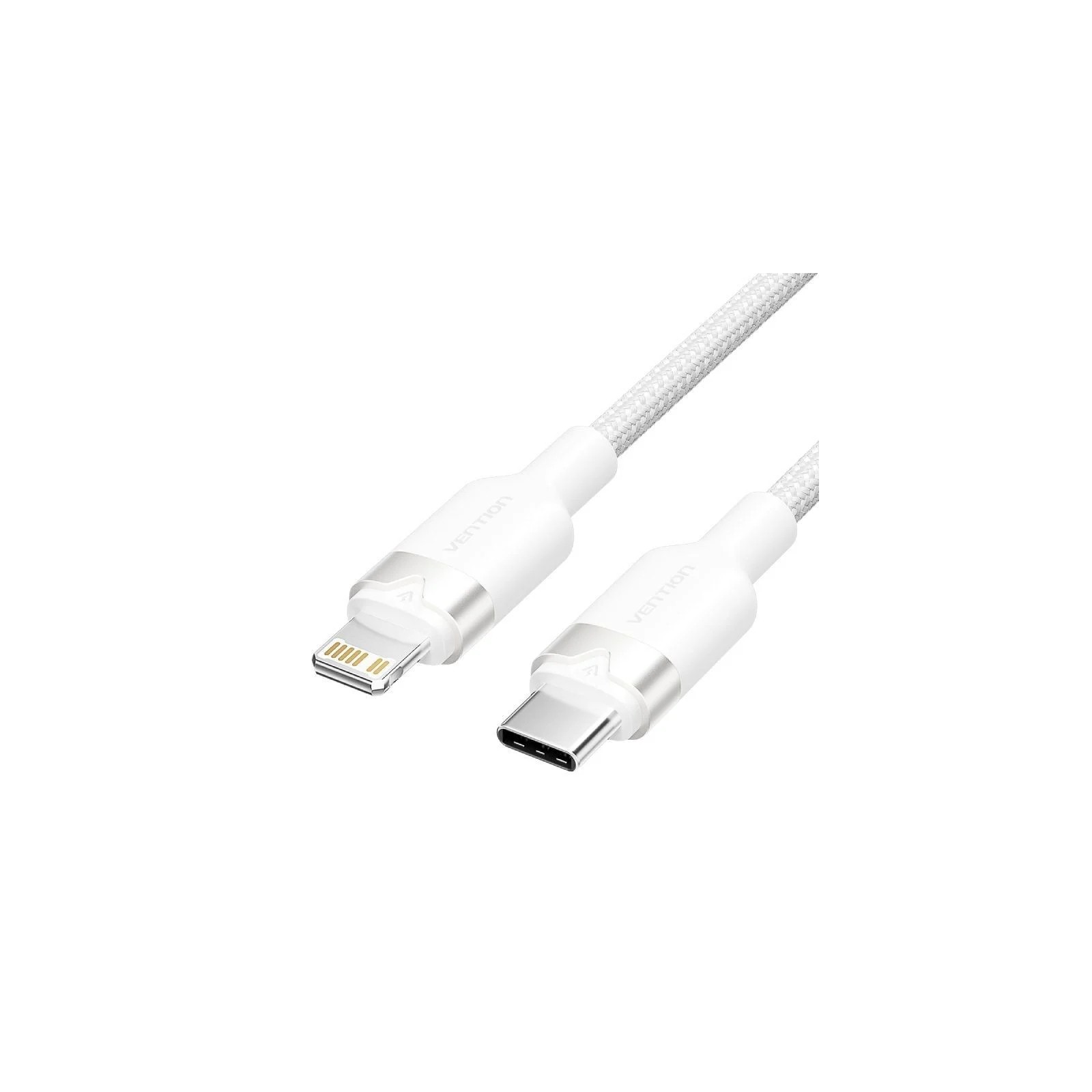 USB-C to Lightning Cable 2 M White Vention