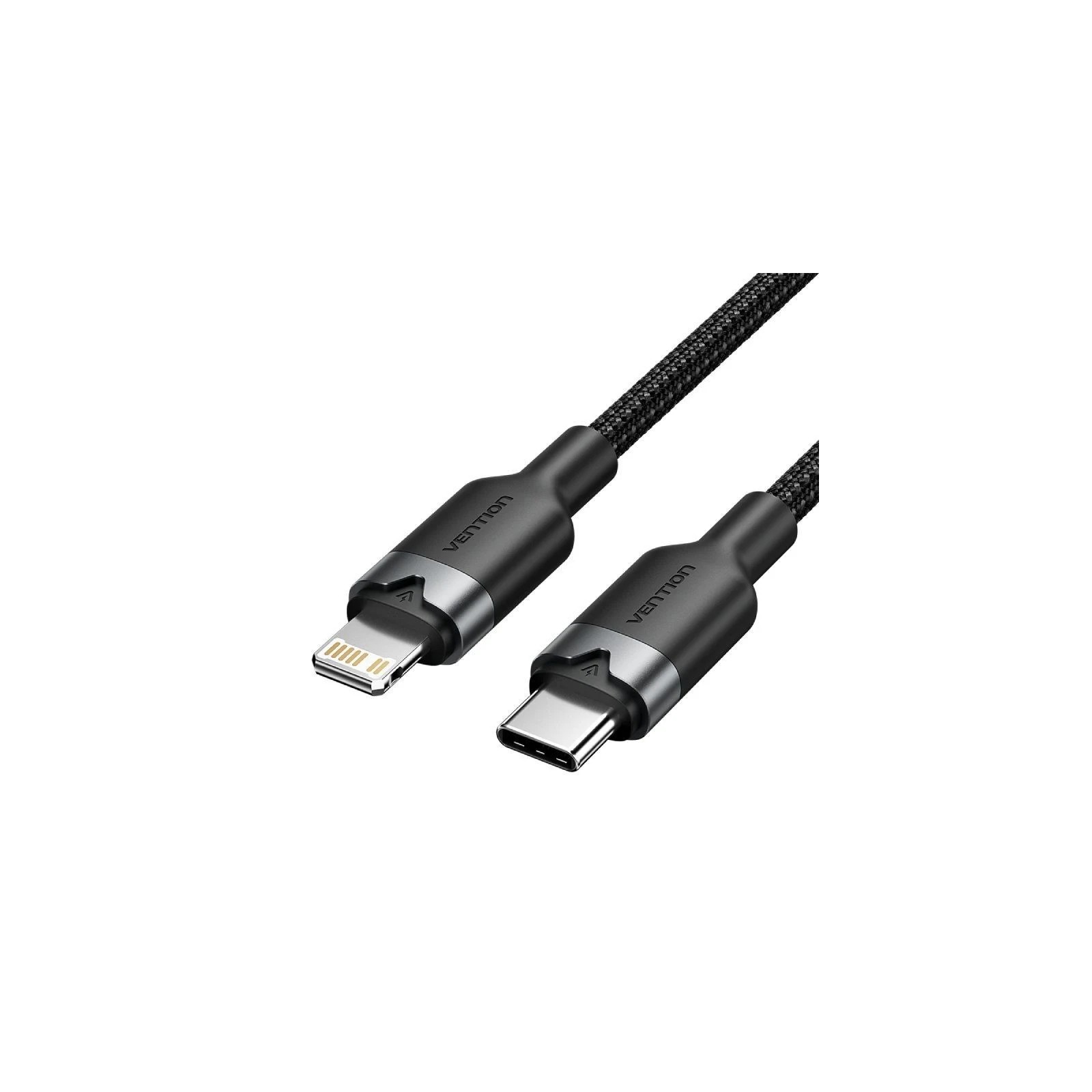 Cable USB-C a Lightning 2m Negro Vention