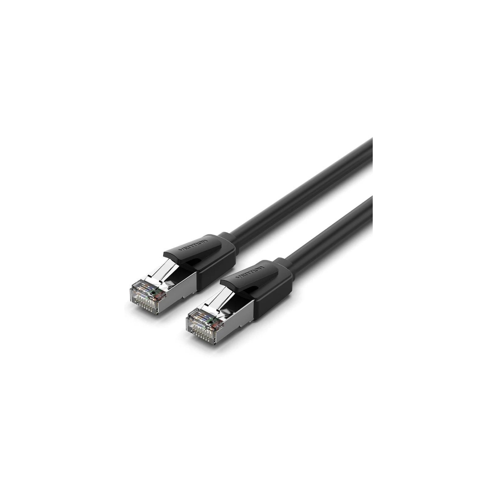 Cable De Red Latiguillo Rj45 Cat.8 Sftp Awg26 8 M Negro Vention