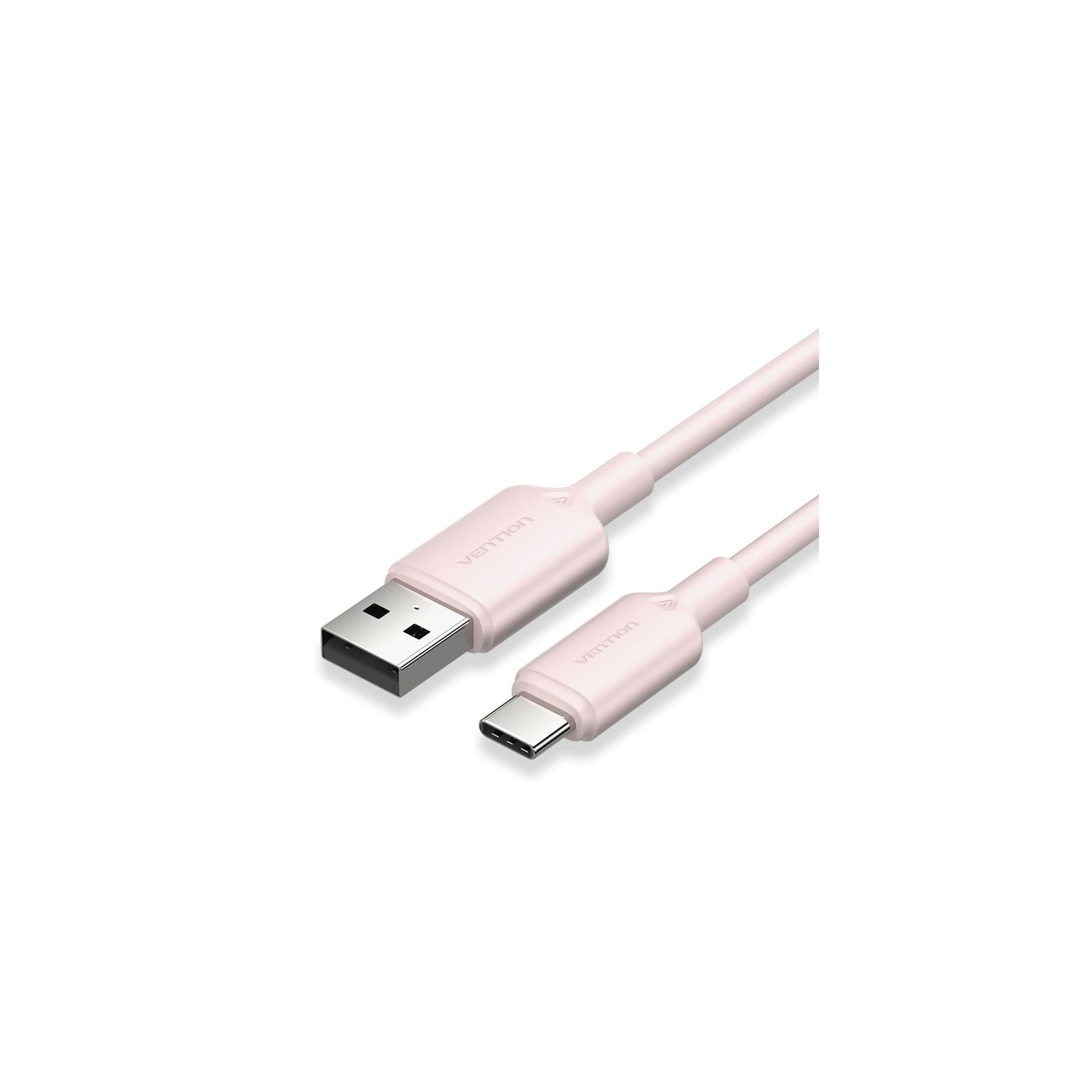 Vention 1.0M USB 2.0 A Male to C Male Cable Pink