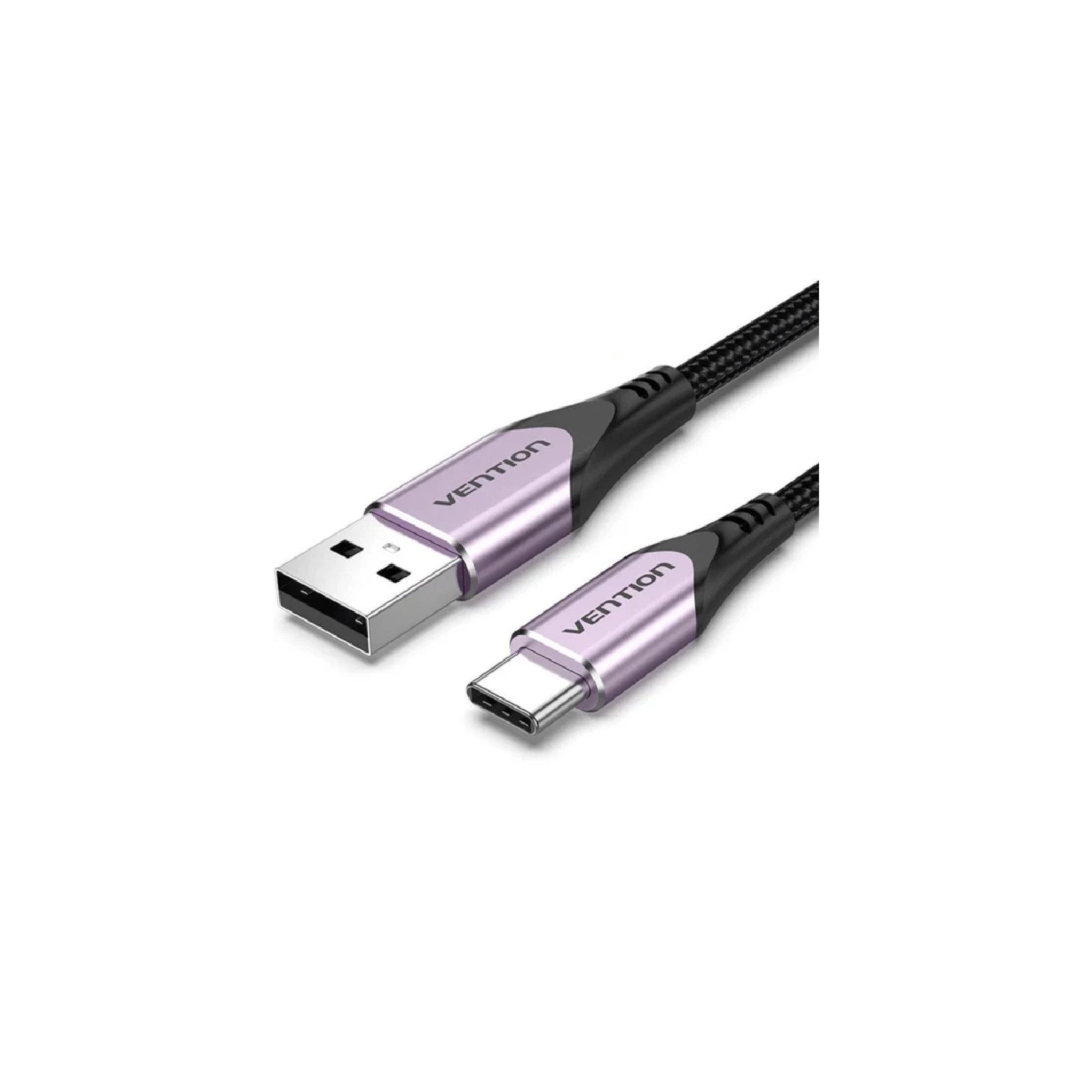 Cable USB-A a USB-C 1M Púrpura Vention