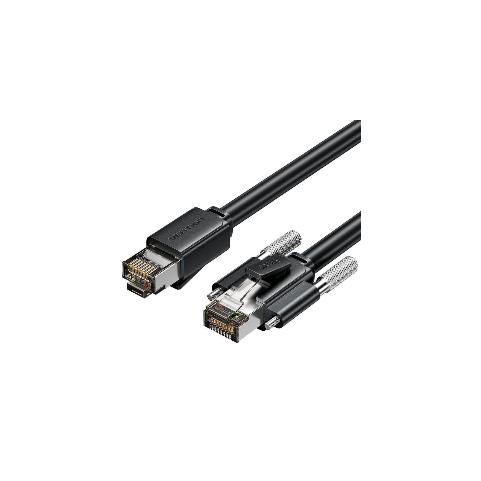 Cable De Red RJ45 Cat.6 S/FTP 0.5M Negro Vention