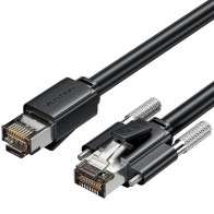 Cable De Red RJ45 Cat.6 S/FTP 0.5M Negro Vention