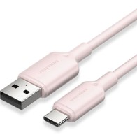 Cable USB-C A USB-A 2M Rosa