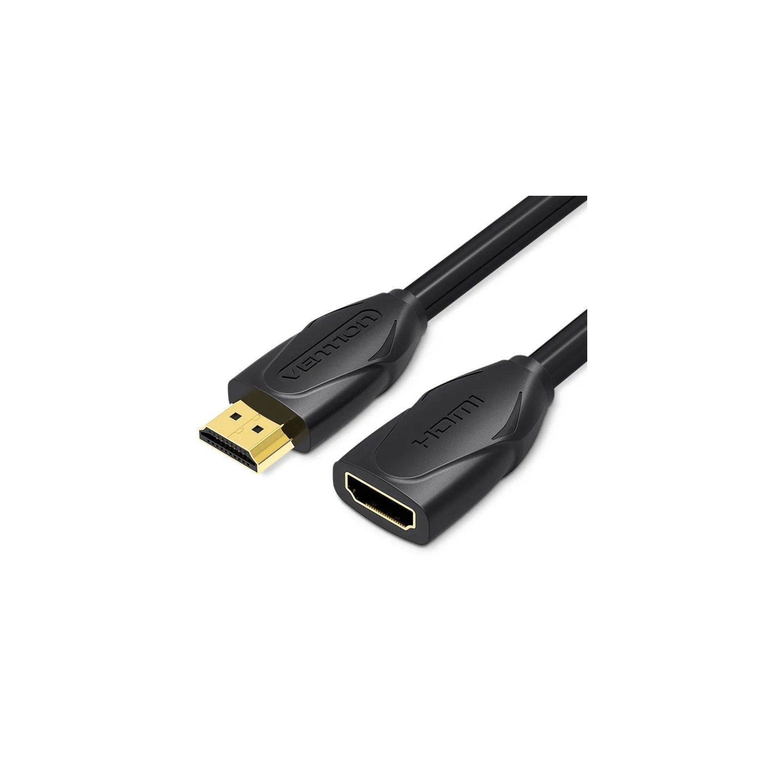 Cable HDMI V2.0 4K M-H Trenzado 1.5 M Negro Vention