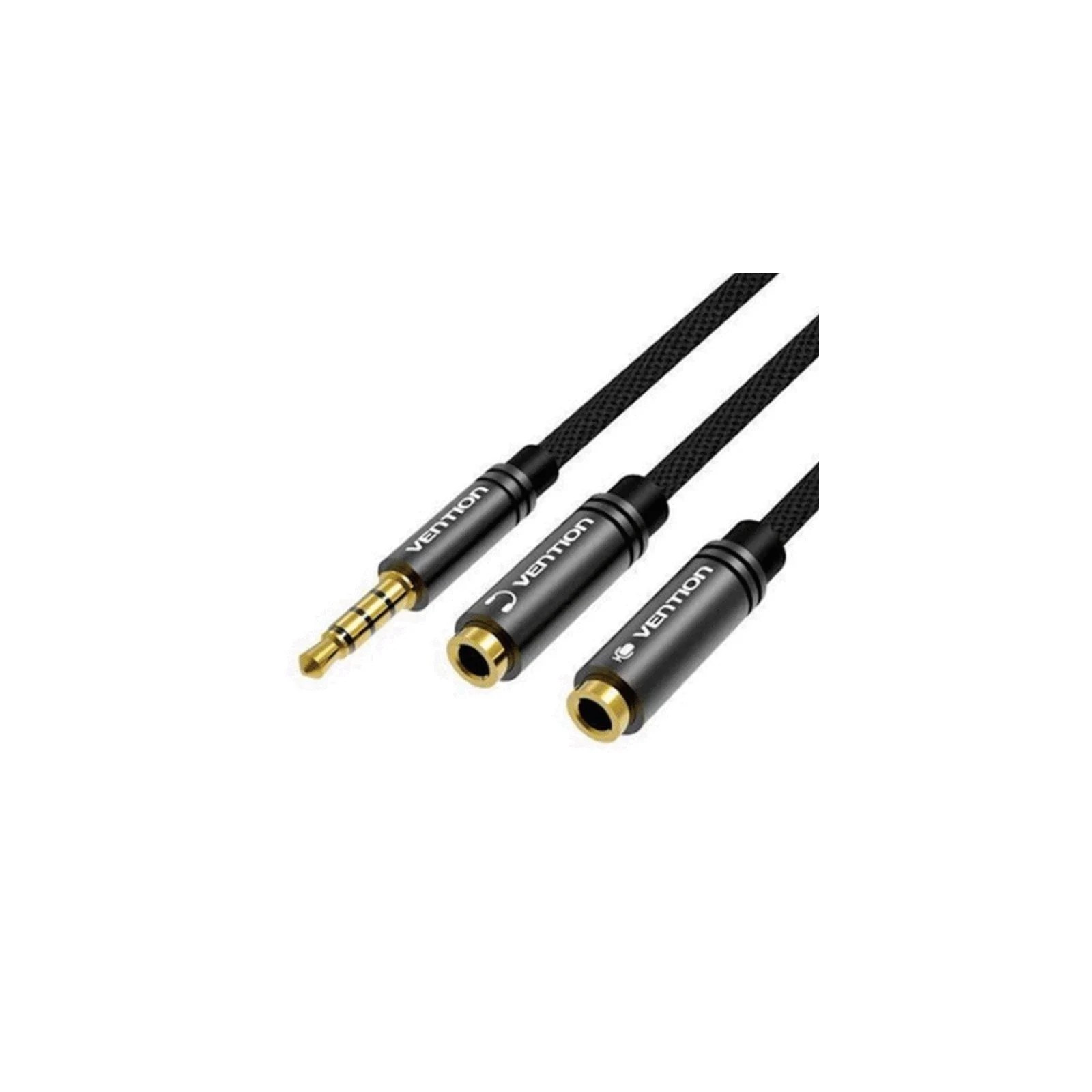 Cable de Audio Estéreo Vention 3.5mm con Doble Conector Hembra