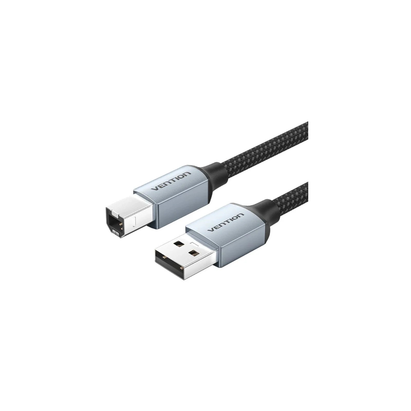 Cable USB 2.0 Impresora Rápida Transferencia de Datos 2M Gris Vention