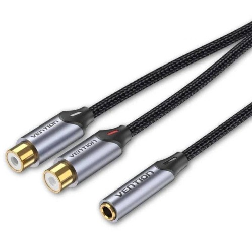 Stereo Audio Cable Jack 3.5mm to RCA 0.3m Vention