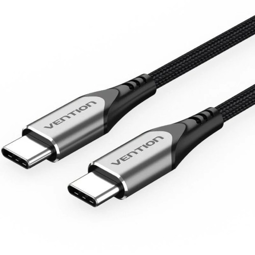 Cable USB-C a USB-C 2.0 1.5m 60W Gris Vention