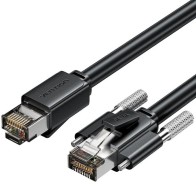 Cable De Red Latiguillo RJ45 Cat.6 SFTP Awg26 1.5 M Negro Vention