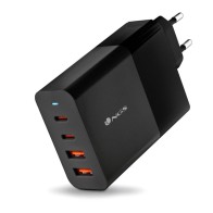 Gan2 Wall Charger 2xUSB-C + 2xUSB-A 100W Black NGS