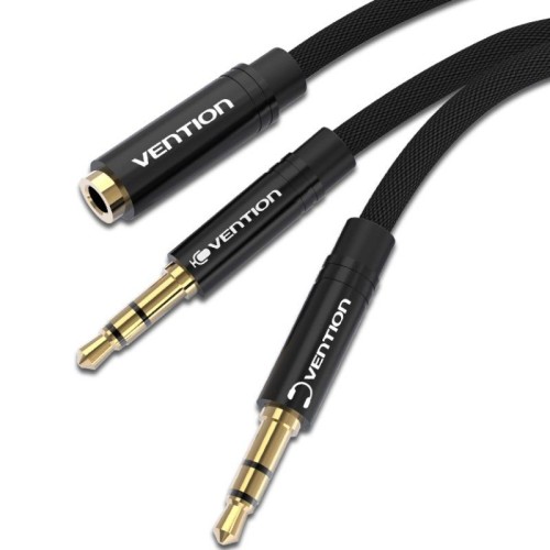 Vention 1M Stereo Audio Cable 2xJack 3.5mm Male to Female