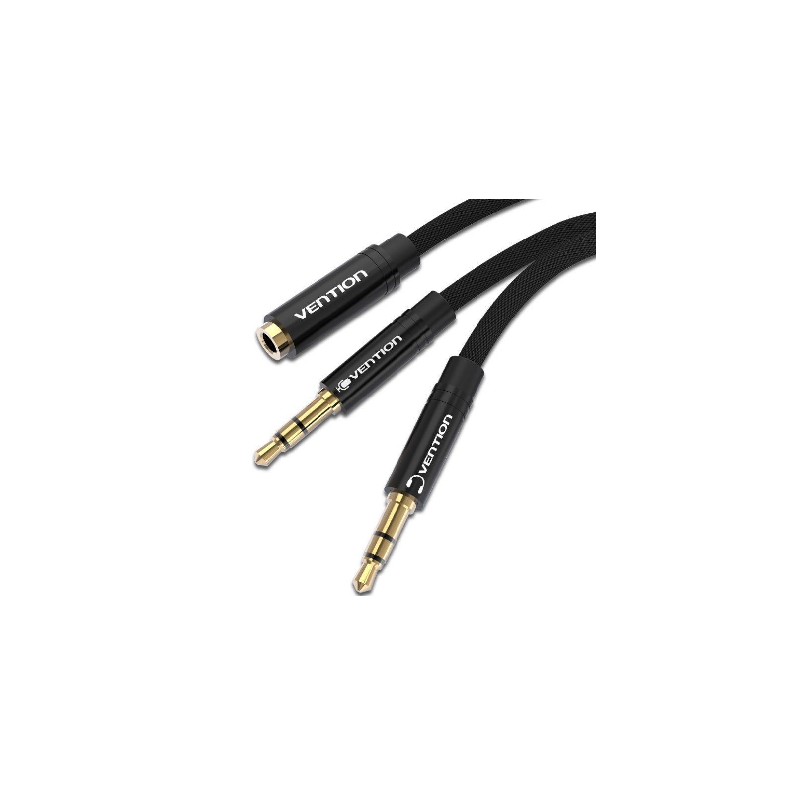 Cable Estéreo Vention de 1M 2xJack 3.5mm Macho a Hembra