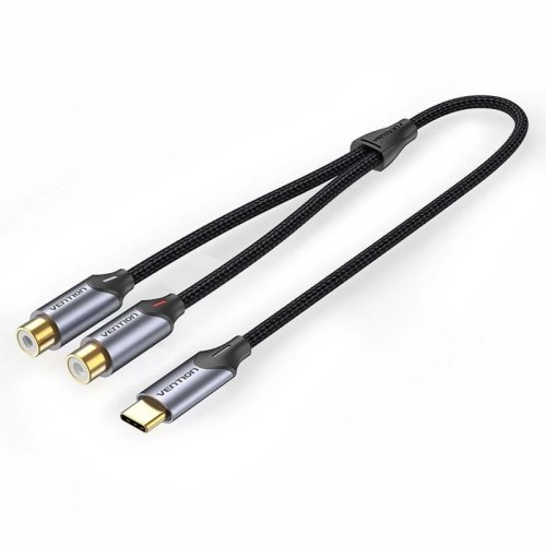 Cable Vention USB-C Macho a 2x RCA Hembra 1.5M