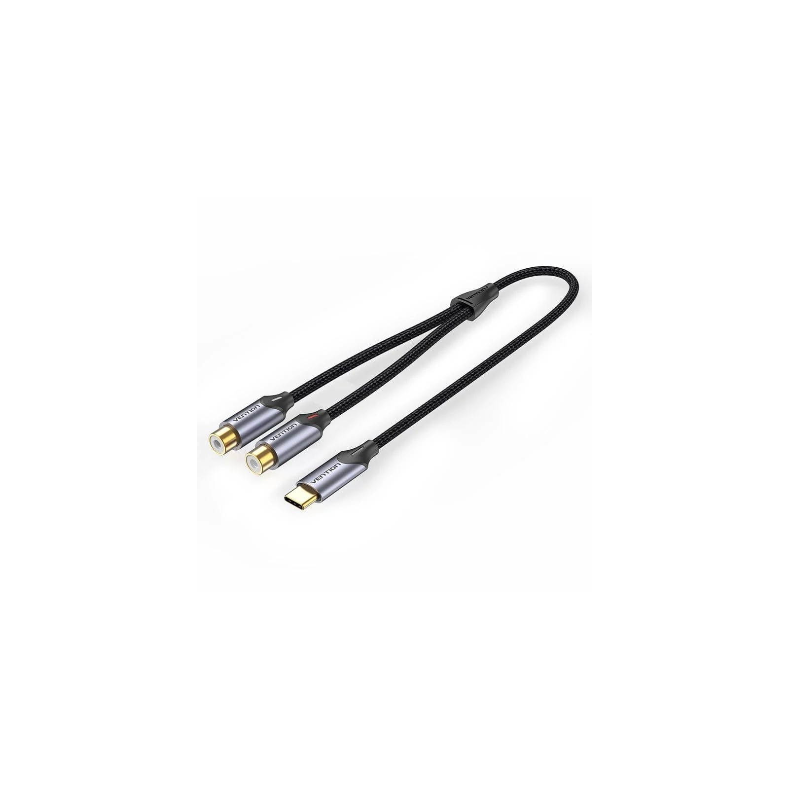 Cable Vention USB-C Macho a 2x RCA Hembra 1.5M