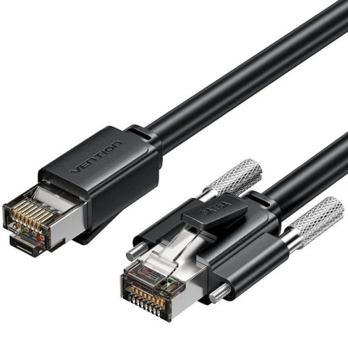 RJ45 CAT 6 S/FTP AWG26 Cable 2 M Black Vention