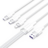 Vention 3-in-1 USB 2.0 A to USB-C MicroUSB Lightning Cable