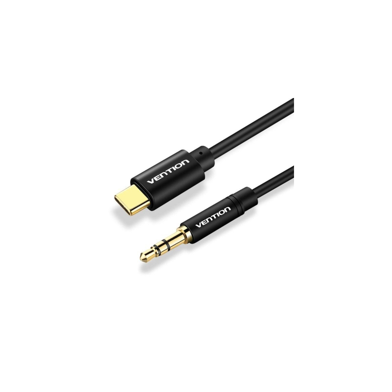 Conversor USB-C a Jack 3.5mm 1.5M Negro Vention