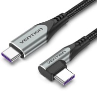 Cable USB-C/M Ángulo Recto a USB-C/M 1.5 M 100W Gris Vention