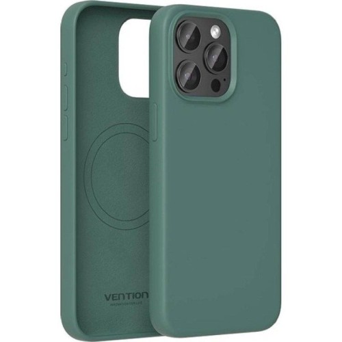 Funda de Silicona MagSafe iPhone 14 Pro Verde Vention