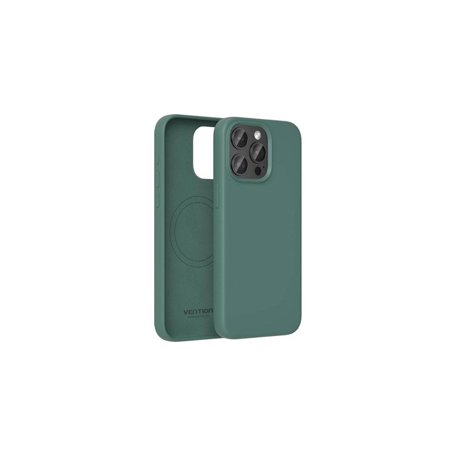 Funda de Silicona MagSafe iPhone 14 Pro Verde Vention