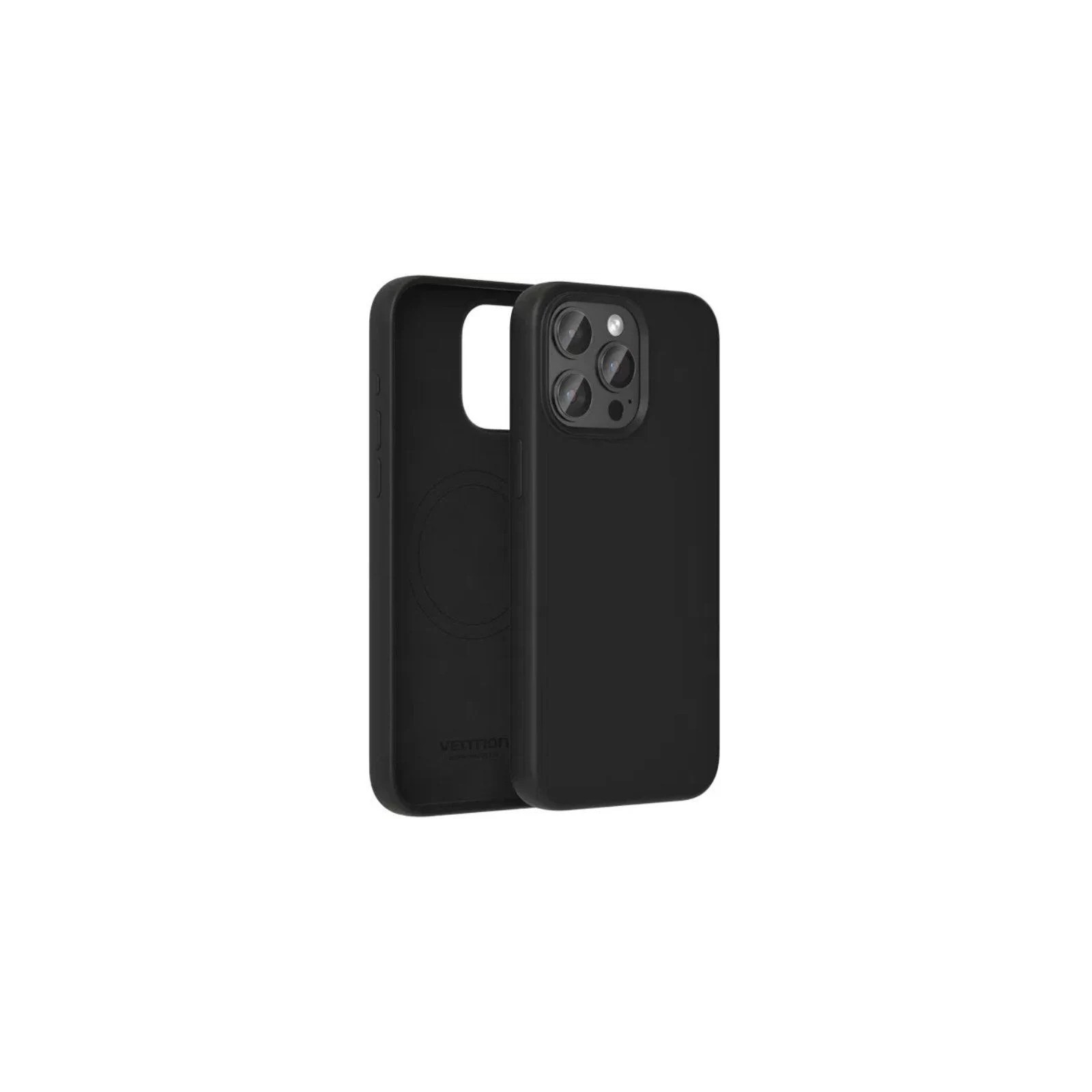 Silicone Case for iPhone 15 Plus with MagSafe Black Vention