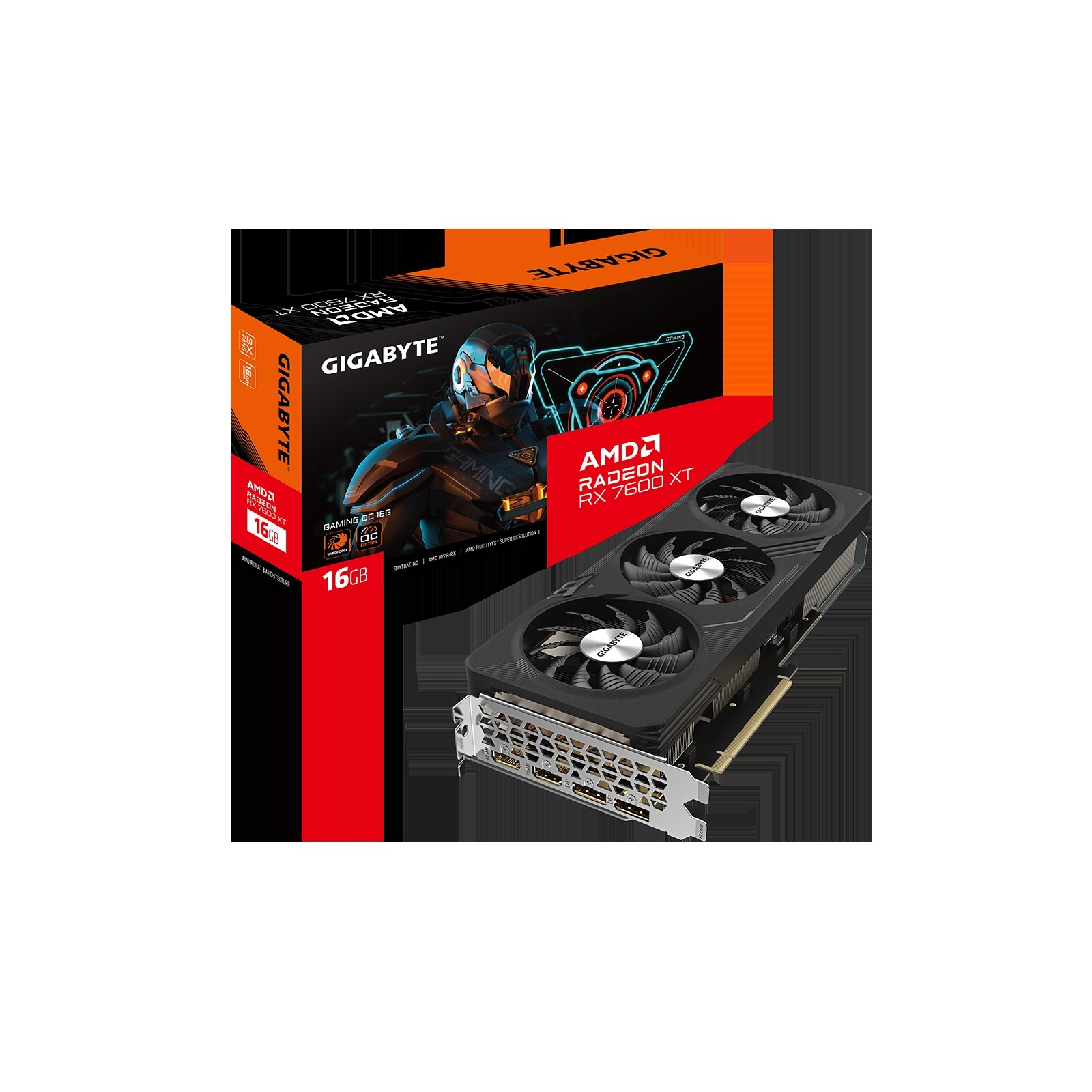 Gigabyte AMD Radeon RX 7600 XT Gaming OC 16GB