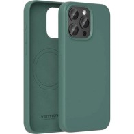 Funda de Silicona MagSafe para iPhone 15 Pro Verde Ciprés Vention