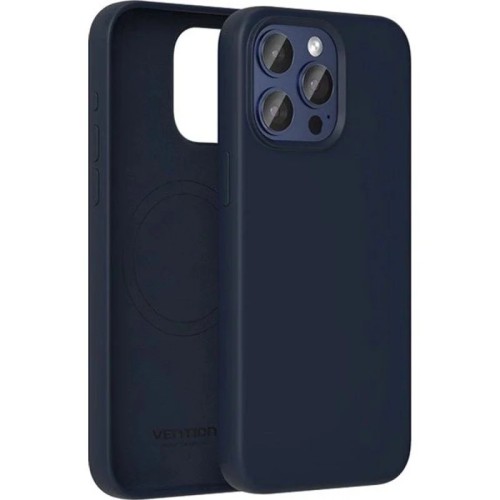 Funda de Silicona MagSafe para iPhone 15 Azul Medianoche Vention