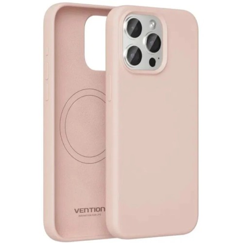 Funda Silicona MagSafe para iPhone 14 Plus Rosa Vention