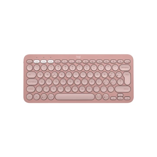 Teclado Wireless K380s Pebble Keys 2 Rosa Logitech