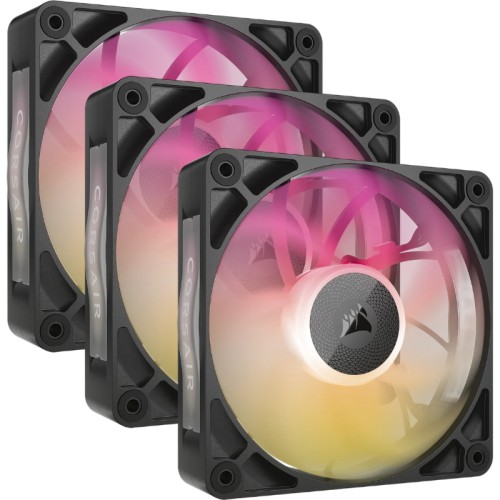 Ventilador Auxiliar RX120 iCUE LINK MAX RGB 120mm Negro Triple Pack Corsair